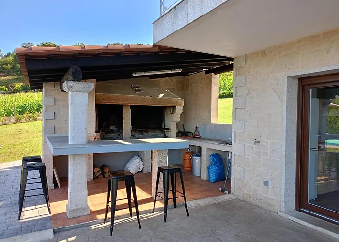 Tatil Evi Piscina Climatizada A 10min De La Playa Lousame